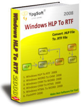Windows HLP To RTF 2009 Screenshot